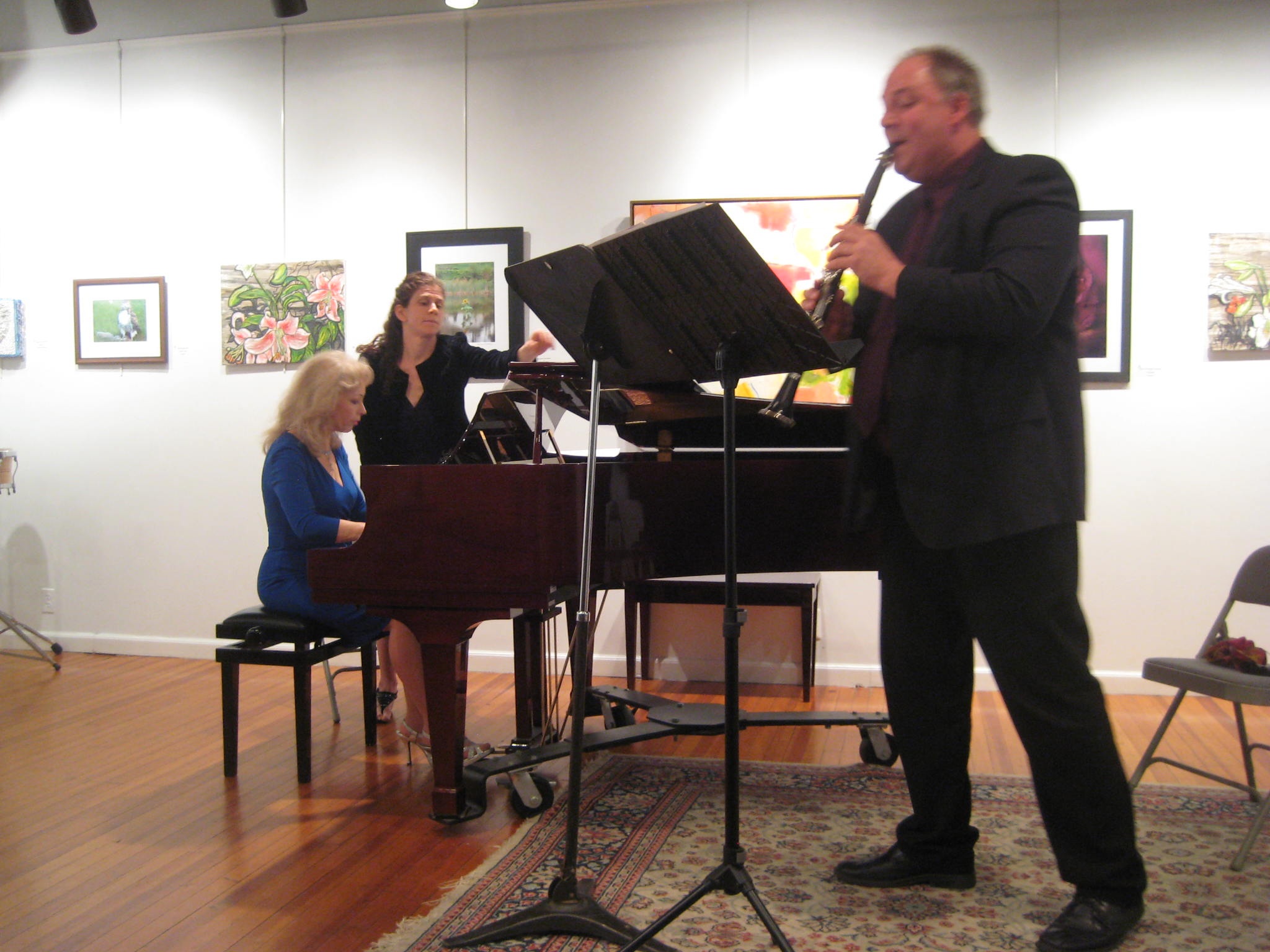 With Andrew Lamy at the Watchung Arts Center Concert, May 5, 2012