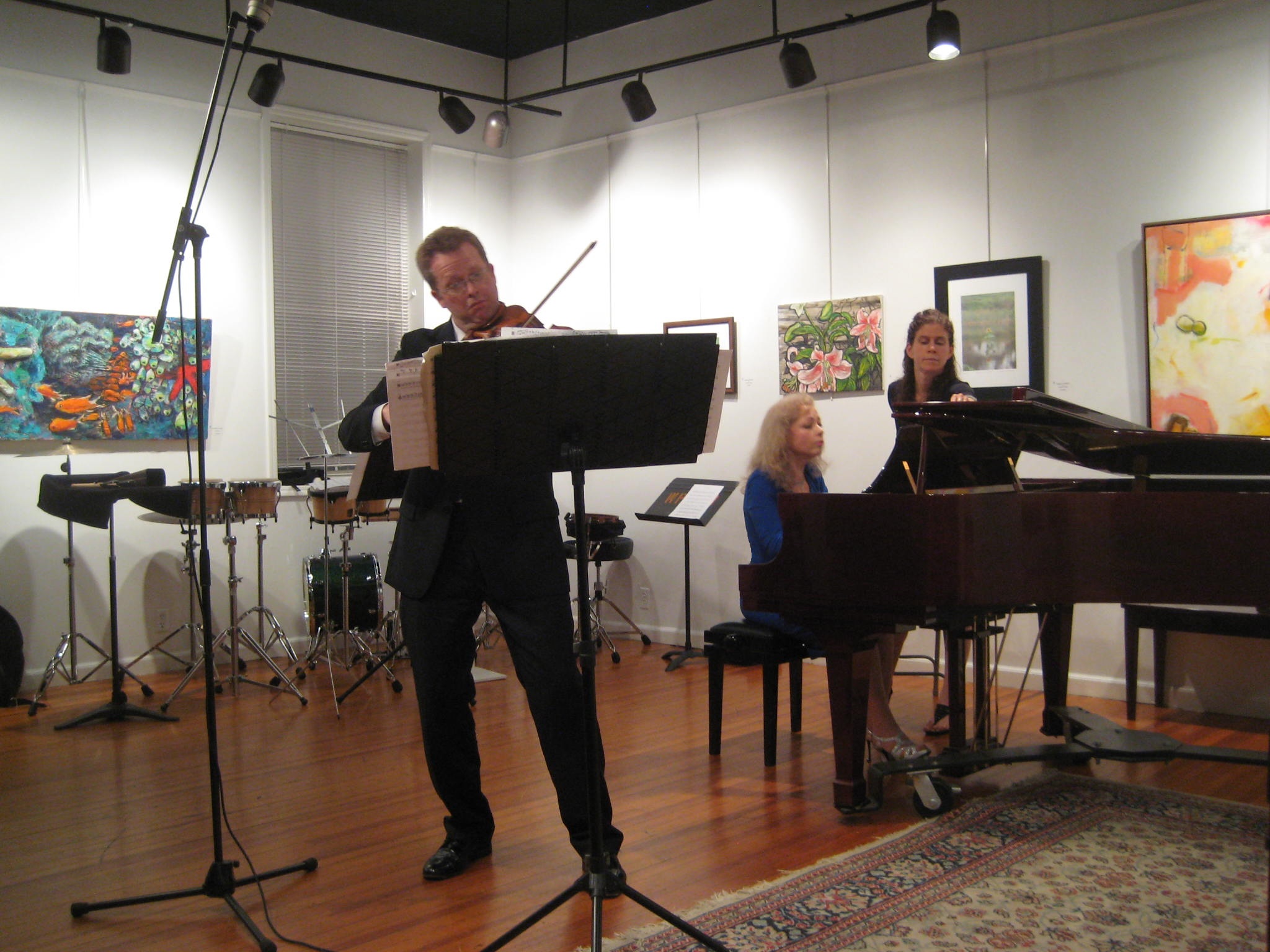 With Brett Deubner at the Watchung Arts Center Concert, May 5, 2012