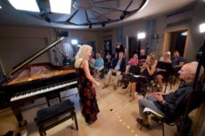 Sophia Agranovich at her solo recital and livestream in Munich, Germany, 2025